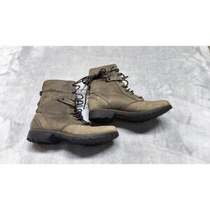 Teva Women's Size 5.5 De La Vina Lace Up Leather Waterproof Fold Over Boots